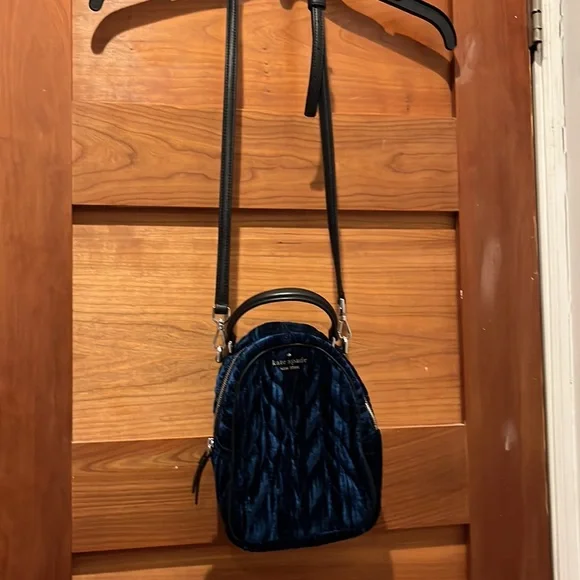 Kate Spade velvet blue small purse - Picture 13 of 13